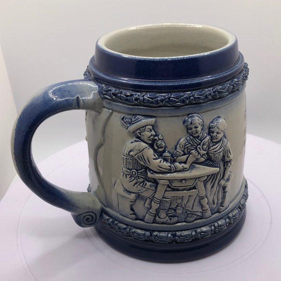 Thewalt Other - Original Thewalt German Ceramic Stein, Raised Sculpture Design, 1371